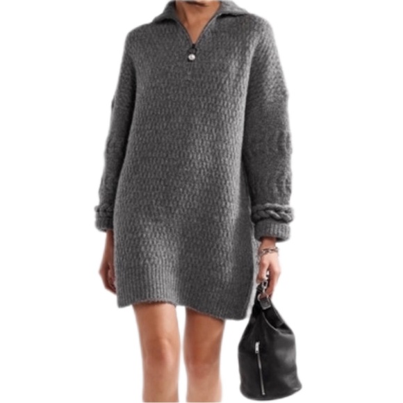 𝐎𝐩𝐞𝐧𝐢𝐧𝐠 𝐂𝐞𝐫𝐞𝐦𝐨𝐧𝐲 Oversized Sweater Dress Size Small - Picture 2 of 9